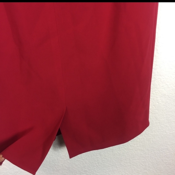 Shoshanna Red Laight Cold Shoulder Dress- GORG!! - Picture 16 of 16